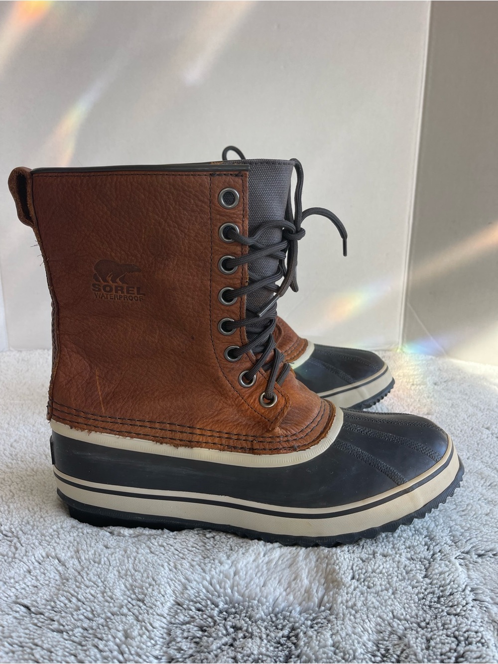 Sorel winter boots brown size 9.5